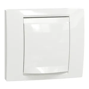 Noua Unica, Rama IP44+suport fixare, 1post, alb