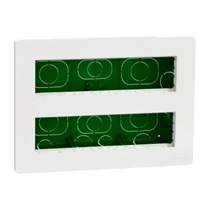 Noua Unica, Post de lucru 2x8m, incastrat, alb antibacterian