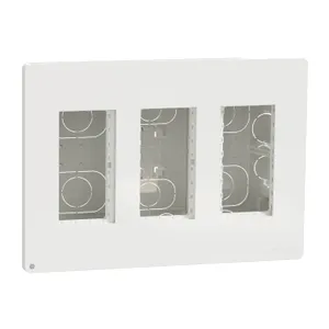 Noua Unica, Post de lucru 3x4m vertical, incastrat, alb antib.