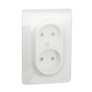 Noua Unica, Priza dubla 2P 16A alb