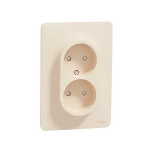 Noua Unica, Priza dubla 2P 16A bej