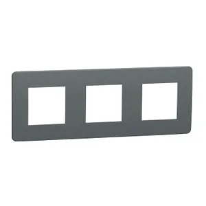 Noua Unica, Rama Unica Studio Color 3post gri inchis/alb