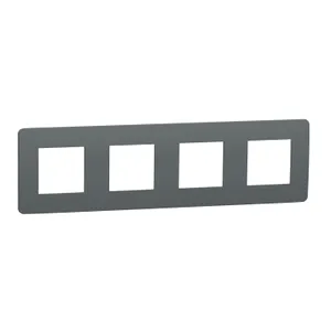 Noua Unica, Rama Unica Studio Color 4post gri inchis/alb