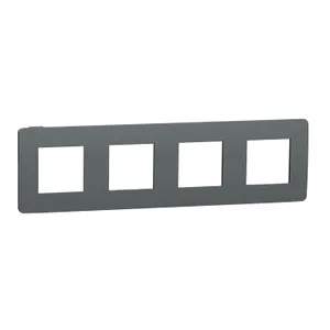 Noua Unica, Rama Unica Studio Color 4post gri inchis/negru