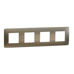 Noua Unica, Rama Unica Studio Metal 4post bronz/alb