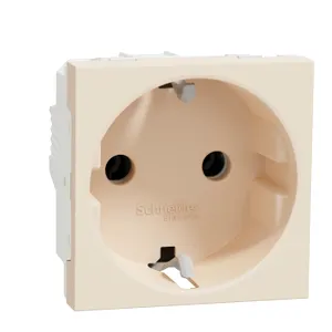 Noua Unica, Priza 2P+E, 16A, bej