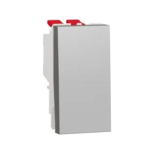 Noua Unica, Intrerupator cruce 10A 1m, aluminiu