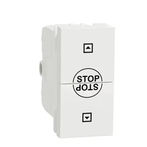 Noua Unica, Intrerupator bipolar jaluzele 10A 1m alb