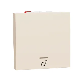 Noua Unica, Intrerupator revenire 10A 2m simb sonerie ind lum bej