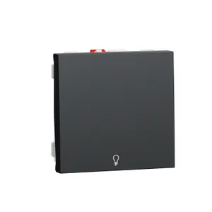 Noua Unica, Intrerupator revenire 10A 2m simb lumina antracit