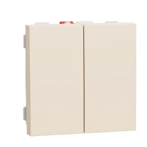 Noua Unica, Intrerupator dublu 10A 2m bej