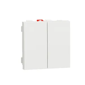Noua Unica, Intrerupator cap scara dublu 10A 2m alb