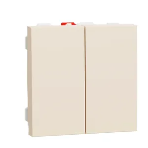 Noua Unica, Intrerupator cap scara dublu 10A 2m bej