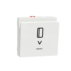 Noua Unica, Intrerupator cartela NO/NC 10AX 2m alb