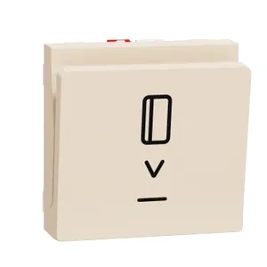 Noua Unica, Intrerupator cartela NO/NC 10AX 2m bej