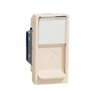 Noua Unica, Priza RJ45, CAT6 STP, 1m, bej