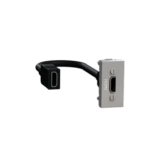 Noua Unica, Priza HDMI precablata 1m, aluminiu