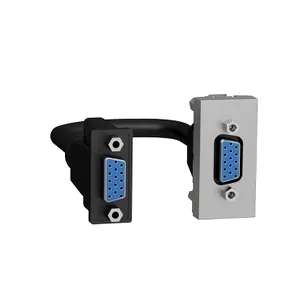 Noua Unica, Priza HD15 mama (VGA) 1m, aluminiu