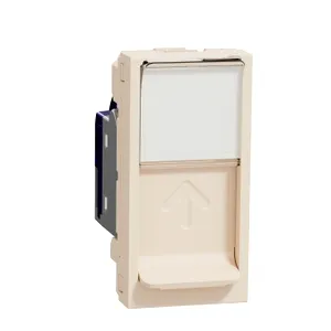 Noua Unica, Priza RJ45, CAT6A FTP, 1m, bej