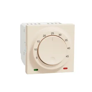 Noua Unica, Termostat incalzire pardoseala 10A, bej