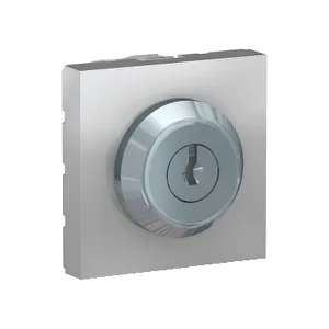 Noua Unica, Intrerupator revenire cheie 3 pozitii 16A 2m, aluminiu