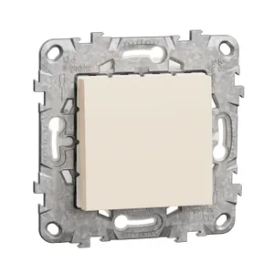 Noua Unica, Intrerupator IP44+suport fixare, bej