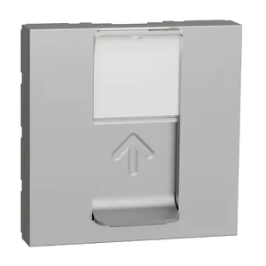 Noua Unica, Capac priza RJ45 2m aluminiu