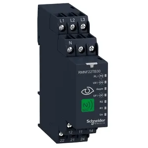 Harmony, NFC 3-phase monitoring relay, 8 A, 2CO, multifunction, 208480 V AC