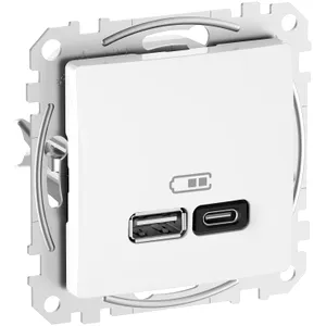 Sedna Design, Priza USB A+C, 45W, alb