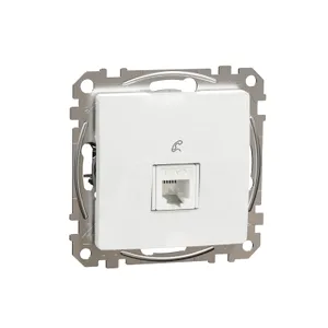 Sedna Design, Priza telefon RJ11, alb