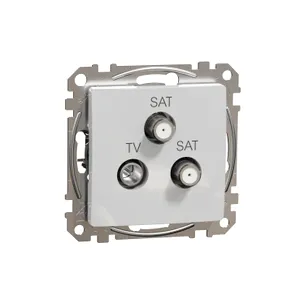 Sedna Design, Priza TV-SAT-SAT finala 4dB, aluminiu