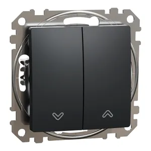 Sedna Design, Intrerupator pentru jaluzele blocare electrica, antracit