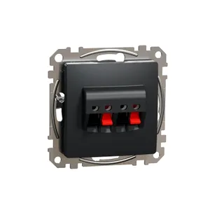 Sedna Design, Priza pentru difuzoare dubla, antracit