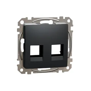 Sedna Design, Placa BLACK RJ45, antracit