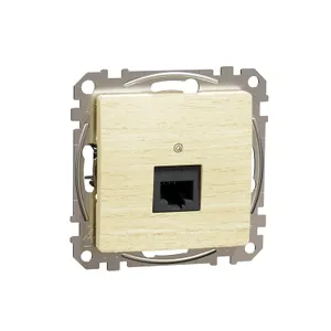 Sedna Elements, Priza RJ45 Cat6AUTP, lemn
