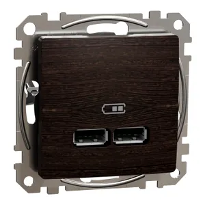 Sedna Elements, Priza incarcare USB A+A 2.1A wenge