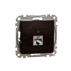 Sedna Elements, Priza RJ45 Cat6 STP, wenge