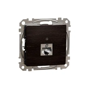 Sedna Elements, Priza RJ45 Cat6A STP, wenge