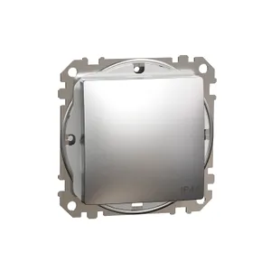 Sedna Elements, Intrerupator simplu IP44, aluminiu patinat