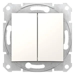 Sedna, Comutator 1 Pol 2 Circuite, 10Ax fara Cadru Crem