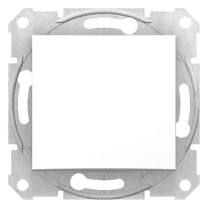 Sedna, Comutator 1 Pol 2 Cai, 16Ax fara Cadru Alb
