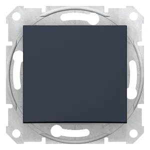 Sedna, Comutator 1 Pol 2 Cai, 16Ax fara Cadru Grafit