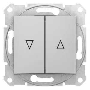 Sedna, Buton Storuri, 10Ax Blocare Electrica, fara Rama Aluminiu