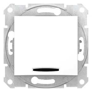 Sedna, Comutator 1 pol, 10AX lumina localizator, fara cadru alb