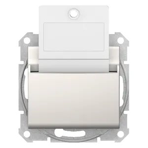 Sedna, Comutator Cartela Hotel, 10Ax fara Rama Crem