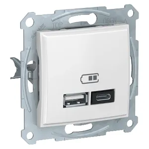 Sedna, Priza dubla incarcare A+C USB 2.4A alb