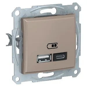 Sedna, Priza dubla incarcare A+C USB 2.4A titan