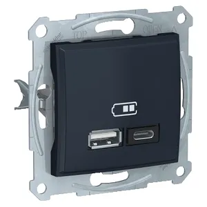 Sedna, Priza dubla incarcare A+C USB 2.4A grafit