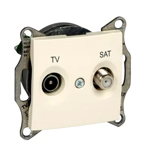 Sedna, Iesire Capat Tv-Sat, 1Db fara Cadru Bej