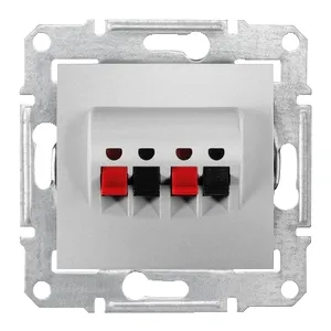 Sedna, Priza Dubla de Difuzor, fara Rama Aluminiu